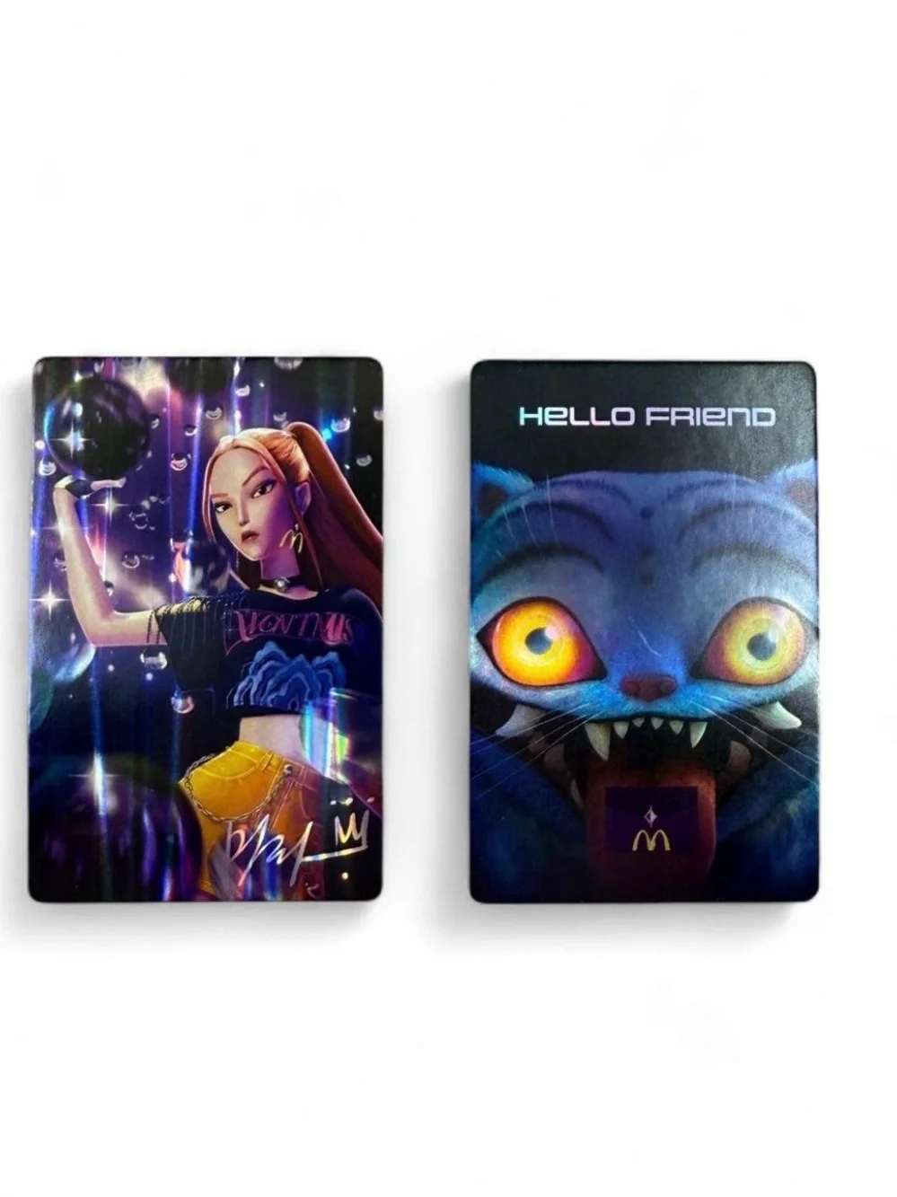 McDonald's x Netflix K-Pop Demon Hunters Cards  Set of 2